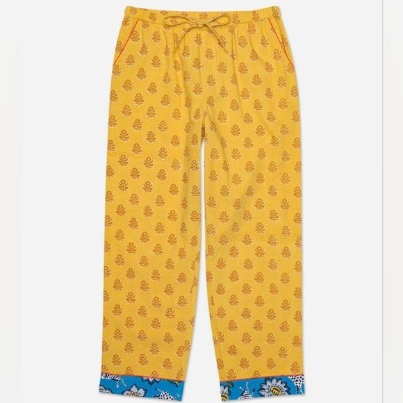 Print Fresh X Pencil & Paper Co Zinnia Organic Cotton Pajama Pants Size 1X